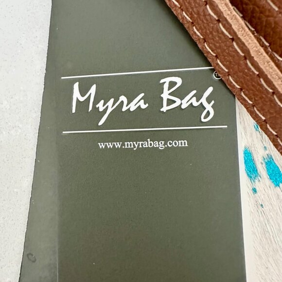 🐄 Myra Bag “Crowd Hero” Leather & Hairon Crossbody – Style S-5242 – NWT - Picture 3 of 7